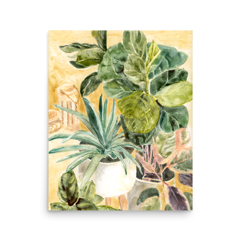 Plant Shop No. 1 Art Print by Elizabeth Peitzman